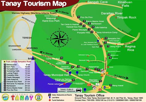 tanay rizal map philippines.